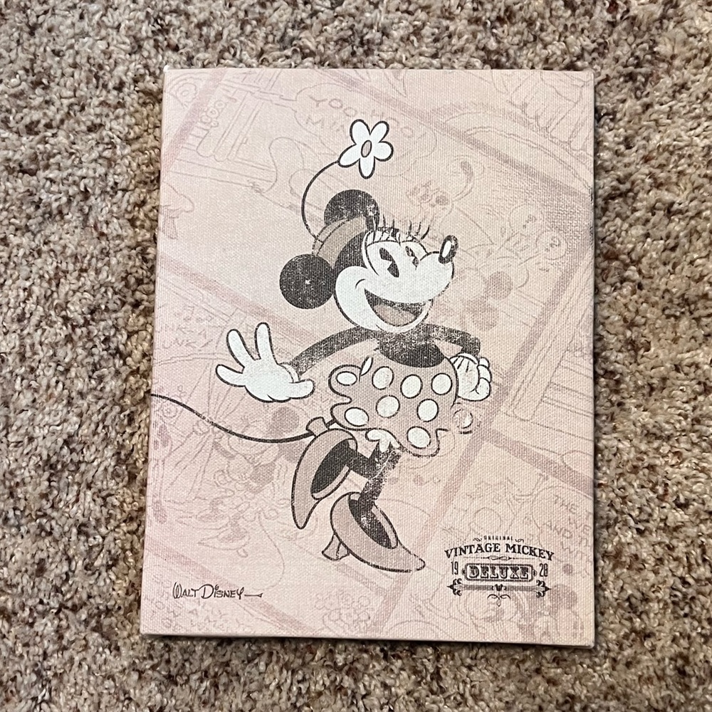 Vintage Minnie Mouse wall art